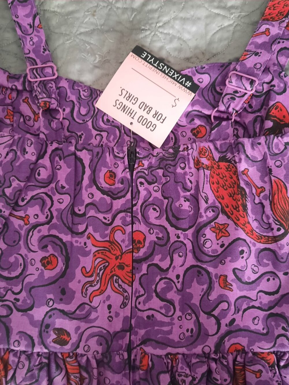 Vixen by Micheline Pitt sea siren dress and bolero set NWT - Picture 6 of 6